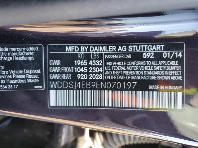 WDDSJ4EB9EN070197 Mercedes-Benz CLA 250