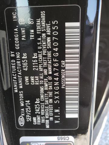 5XXGN4A76FG407055 KIA OPTIMA EX