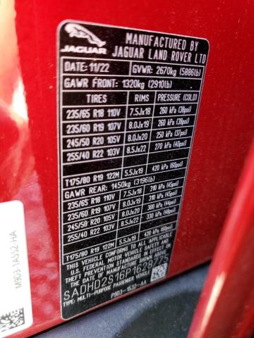 2023 JAGUAR I-PACE HSE SADHD2S16P1628775