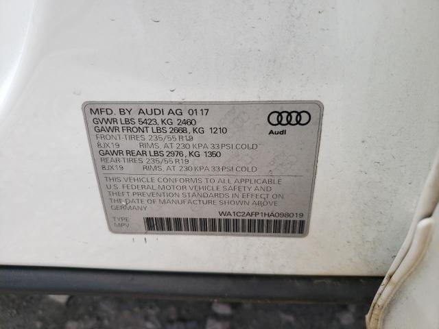 VIN WA1C2AFP1HA098019 2017 Audi Q5, Premium no.12