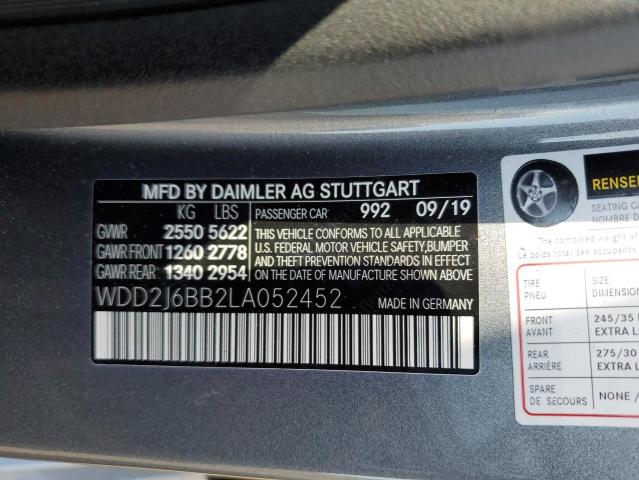 2020 MERCEDES-BENZ CLS AMG 53 - WDD2J6BB2LA052452