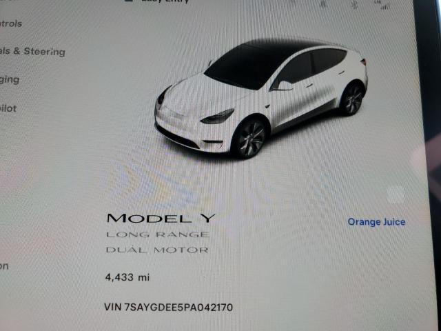 7SAYGDEE5PA042170 Tesla Model Y