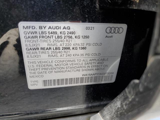 2021 AUDI Q5 SPORTBA WA15AAFY1M2073209
