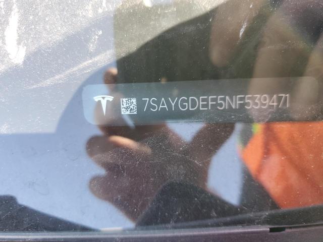 2022 TESLA MODEL Y - 7SAYGDEF5NF539471