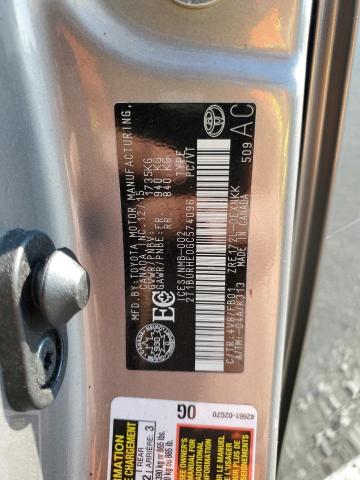 2016 TOYOTA COROLLA L - 2T1BURHE0GC574096