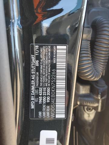 WDDSJ4EB0KN752266 Mercedes-Benz CLA 250