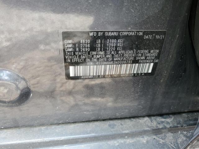 4S3BWAM62N3008795 Subaru Legacy Limited