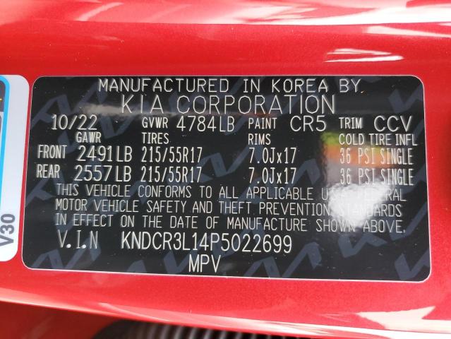 2023 KIA NIRO WIND - KNDCR3L14P5022699