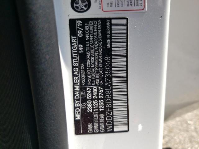 WDDZF8DB8LA735068 Mercedes-Benz E 350