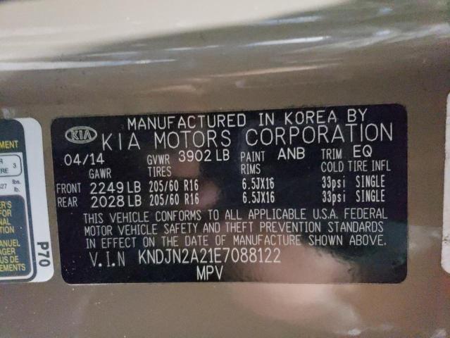 KNDJN2A21E7088122 KIA Soul