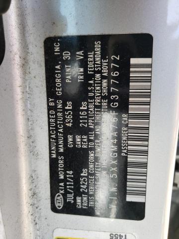 5XXGM4A76FG377672 KIA Optima Lx