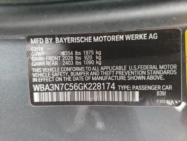 WBA3N7C56GK228174 BMW 428 I