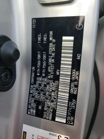 2023 TOYOTA 4RUNNER SE JTERU5JR2P6117703
