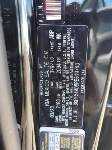 3KPF54AD8PE619743 KIA Forte Gt Line