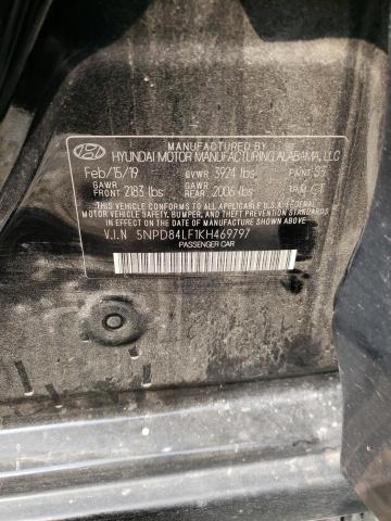 5NPD84LF1KH469797 Hyundai ELANTRA SEL