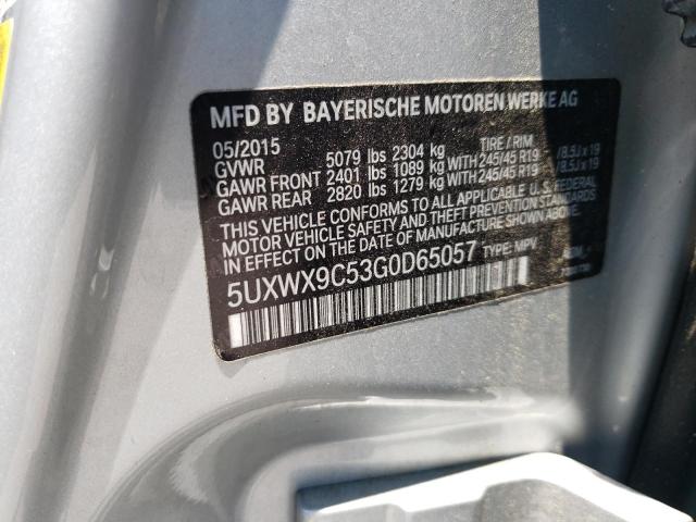 5UXWX9C53G0D65057 2016 BMW X3, photo no. 13