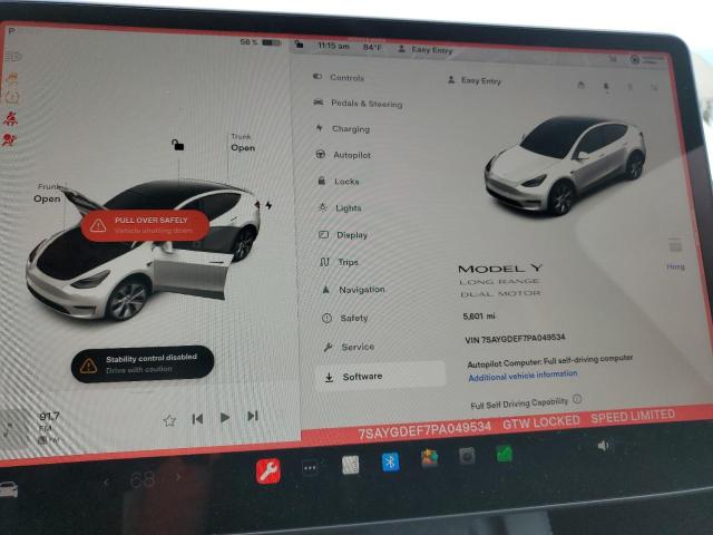 7SAYGDEF7PA049534 Tesla Model Y