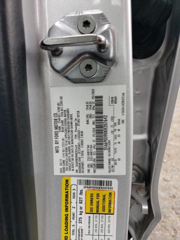 3FA6P0D90KR207642 Ford Fusion Titanium