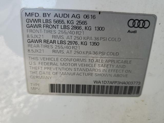 VIN WA1D7AFP3HA003773 2017 Audi Q5, Premium Plus S-... no.13