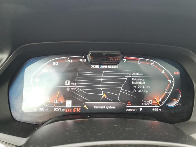 2022 BMW X6 M50I 5UXCY8C05N9K42557