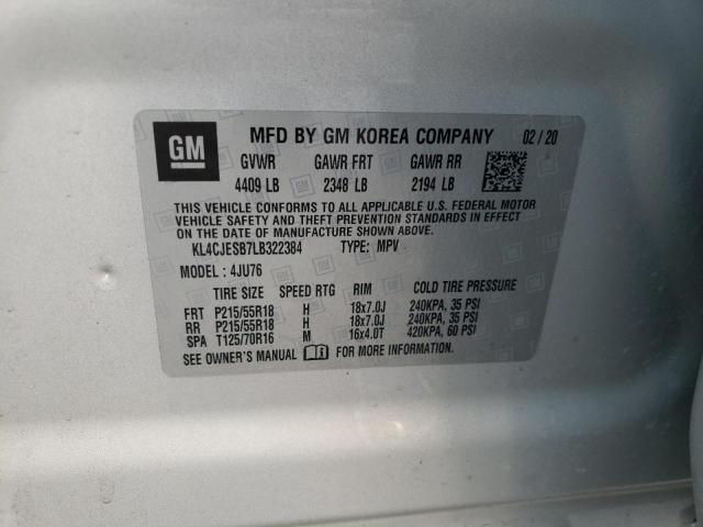 KL4CJESB7LB322384 Buick Encore Preferred