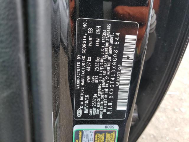 5XXGT4L3XGG081844 KIA Optima Lx