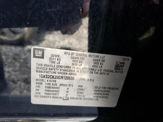 2016 GMC YUKON 1GKS2CKJ9GR126636