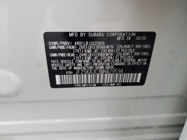 JF2SKAJC3MH429594 Subaru Forester Premium
