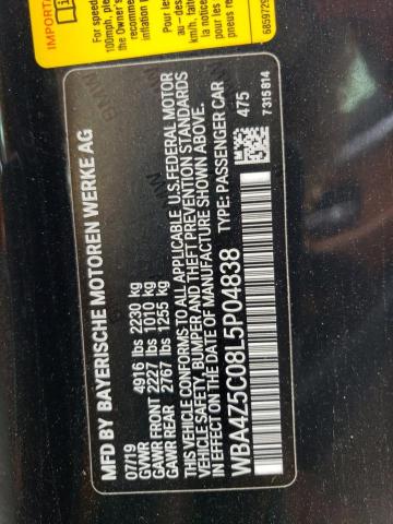 2020 BMW 440I - WBA4Z5C08L5P04838