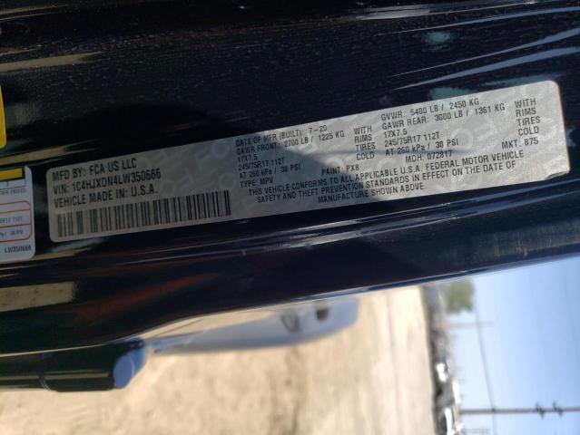 1C4HJXDN4LW350666 Jeep Wrangler Unlimited Sport