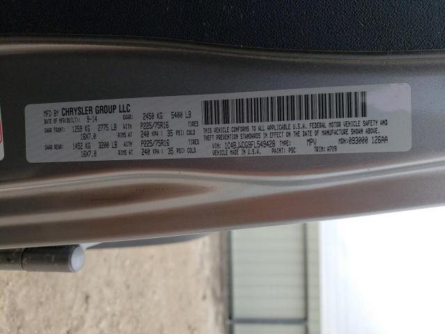 1C4BJWDG9FL549428 Jeep Wrangler Unlimited Sport