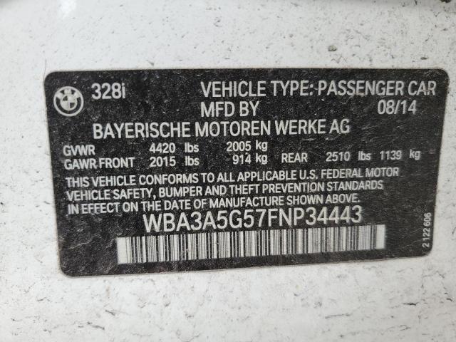 2015 BMW 328 I WBA3A5G57FNP34443