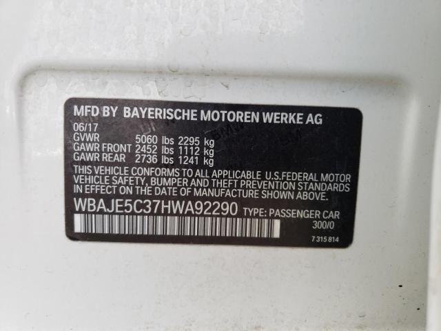 WBAJE5C37HWA92290 BMW 540 I
