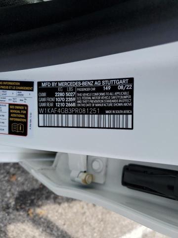 W1KAF4GB3PR081251 Mercedes-Benz C 300