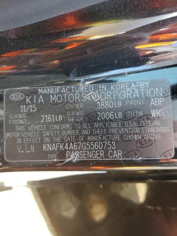 KNAFK4A67G5560753 KIA FORTE LX
