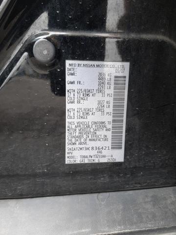 5N1AT2MT3HC836421 Nissan ROGUE S