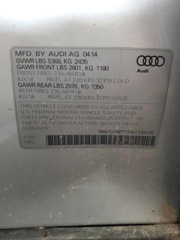 VIN WA1LFAFP7EA113526 2014 Audi Q5, Premium Plus no.12