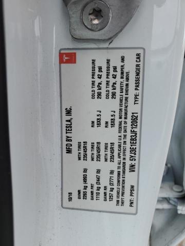 5YJ3E1EB3JF120621 Tesla MODEL 3