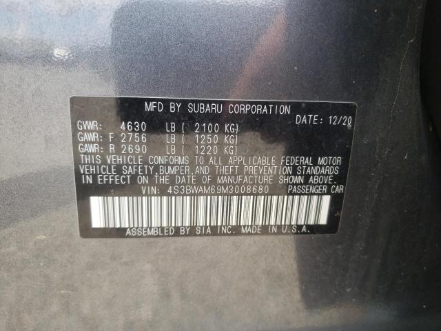 4S3BWAM69M3008680 Subaru Legacy Limited