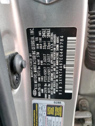 5XYKT4A67EG449784 KIA SORENTO LX