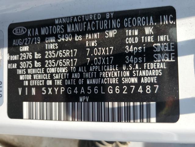 5XYPG4A56LG627487 KIA SORENTO S
