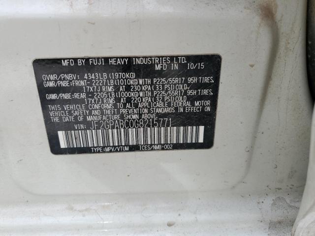 JF2GPABC0G8215771 Subaru Crosstrek Premium