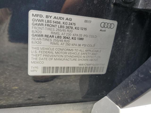 2018 AUDI Q5 PRESTIG - WA1CNAFY3J2017747
