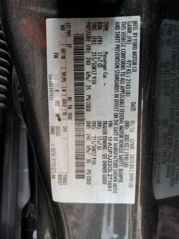 2016 FORD 150 CBWGIN 1FADP3J22GL273681