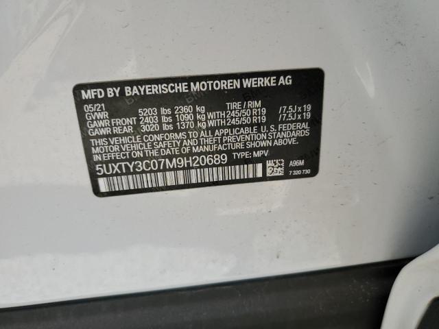 5UXTY3C07M9H20689 BMW X3 SDRIVE3 13