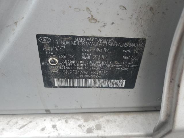 5NPE34AF6JH648275 Hyundai Sonata Sport