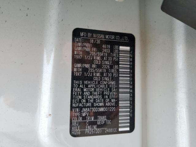 2021 NISSAN ROGUE PLAT - JN8AT3DD3MW301220