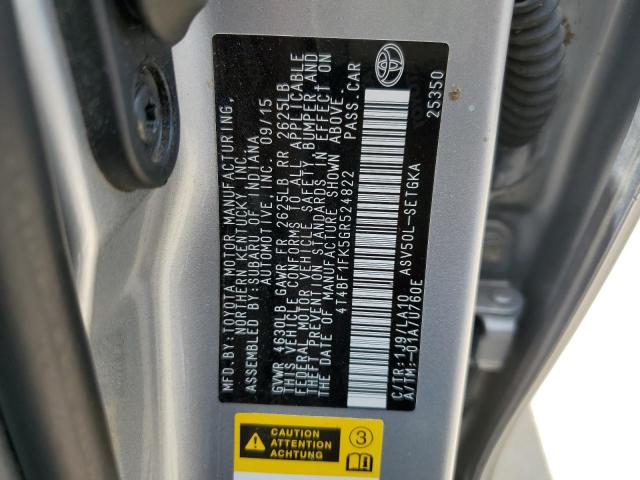 4T4BF1FK5GR524822 Toyota CAMRY LE