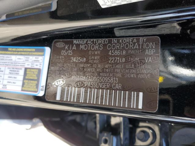 KNAGM4AD0G5095813 KIA OPTIMA HYBRID