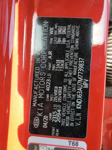 KNDJ63AU7M7739837 KIA Soul Gt Line